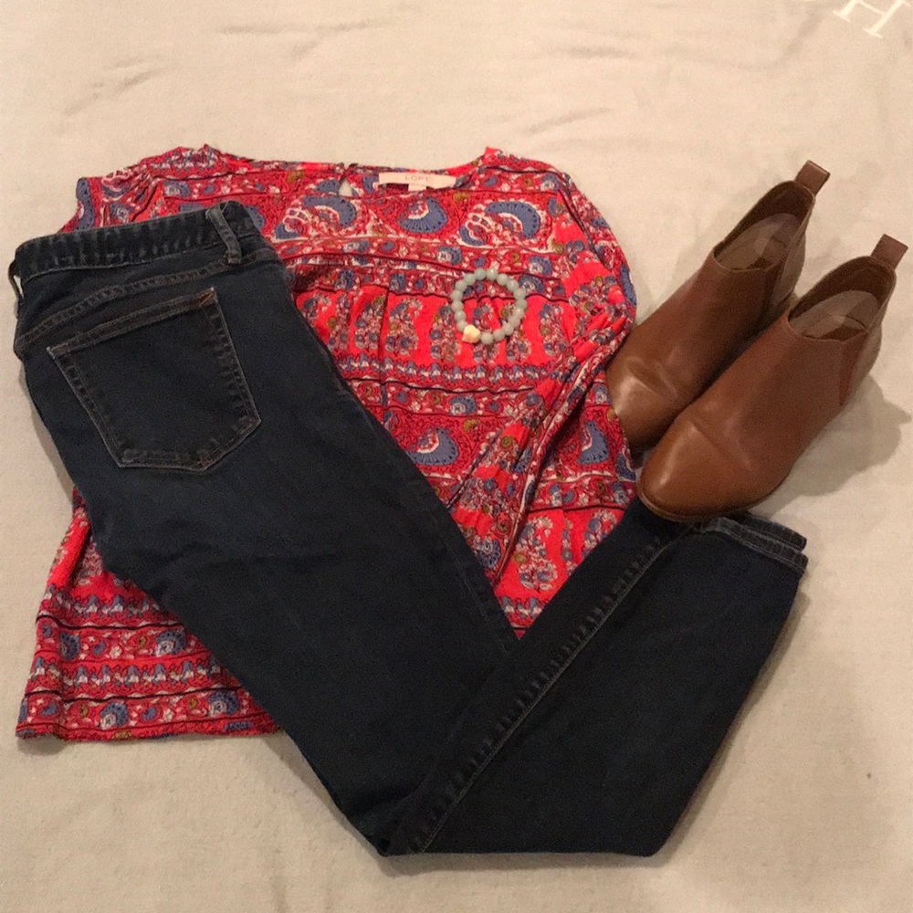 GAP Always Skinny Jeans in Dark Blue (Size 28)